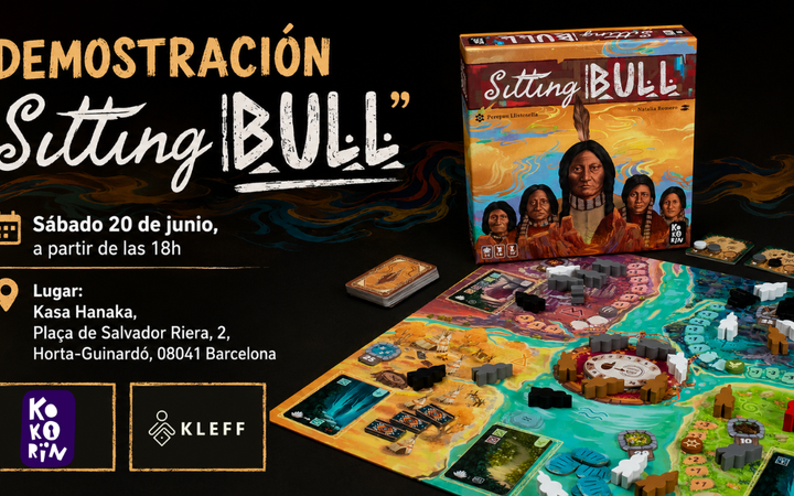 Sitting Bull en KLEFF: así fue la demo del juego de mesa en Kasa Hanaka