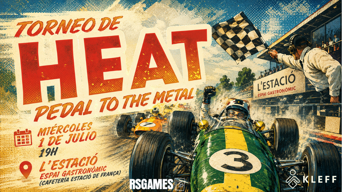 Cartel del torneo de Heat: Pedal to the Metal