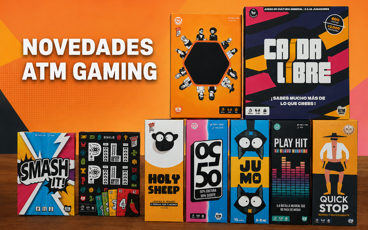 Novedades de ATM Gaming: La editorial de juegos party para grupos grandes