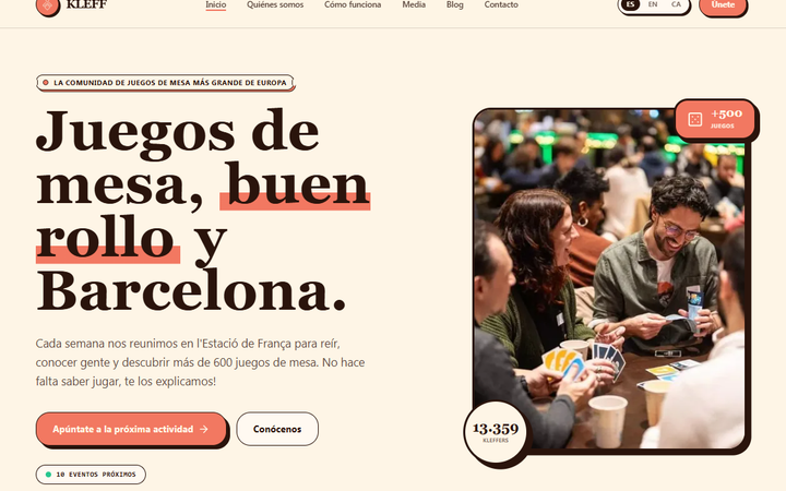 Nueva página web de KLEFF